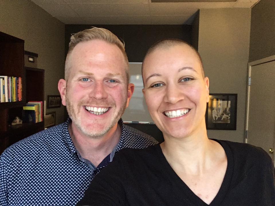 Me, Kat Love, a copywriter for therapists with friend and therapist Clay Cockrell - NYC 2017