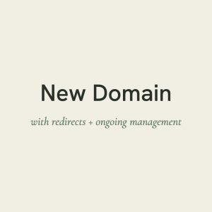 New Domain with Redirects + Ongoing Domain Management